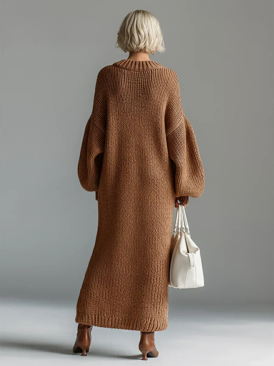 Zoria – Moeiteloos Lange Jurk met Moderne Volume