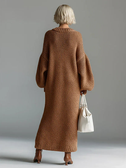 Zoria – Moeiteloos Lange Jurk met Moderne Volume